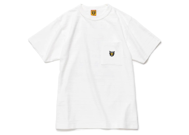 T-shirt Human Made Logo Pocket T-Shirt Hvid | HM24CS003