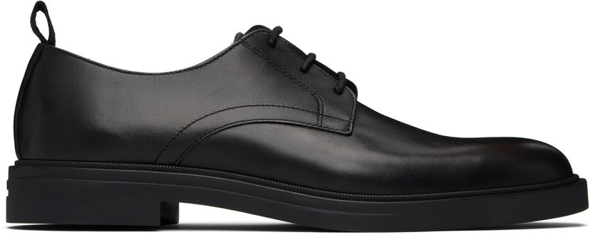 Sneakers og sko BOSS BOSS Leather Derbys Sort | 50552540
