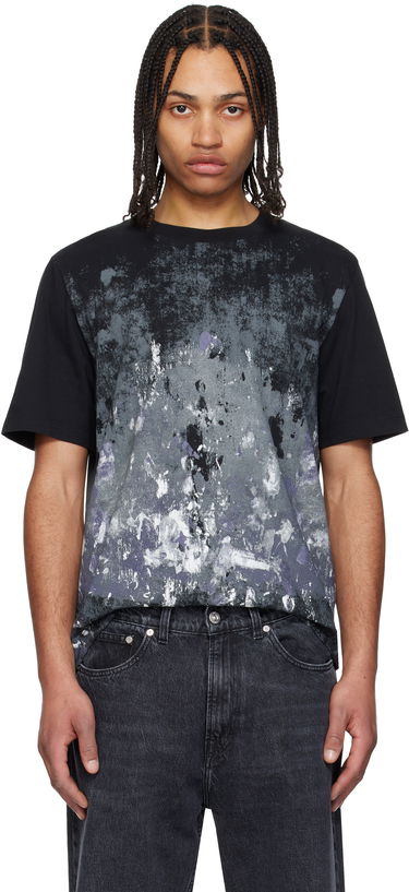 T-shirt rag & bone Rag & Bone Splatter Print T-Shirt Sort | MBC25ST033KJ33, 0