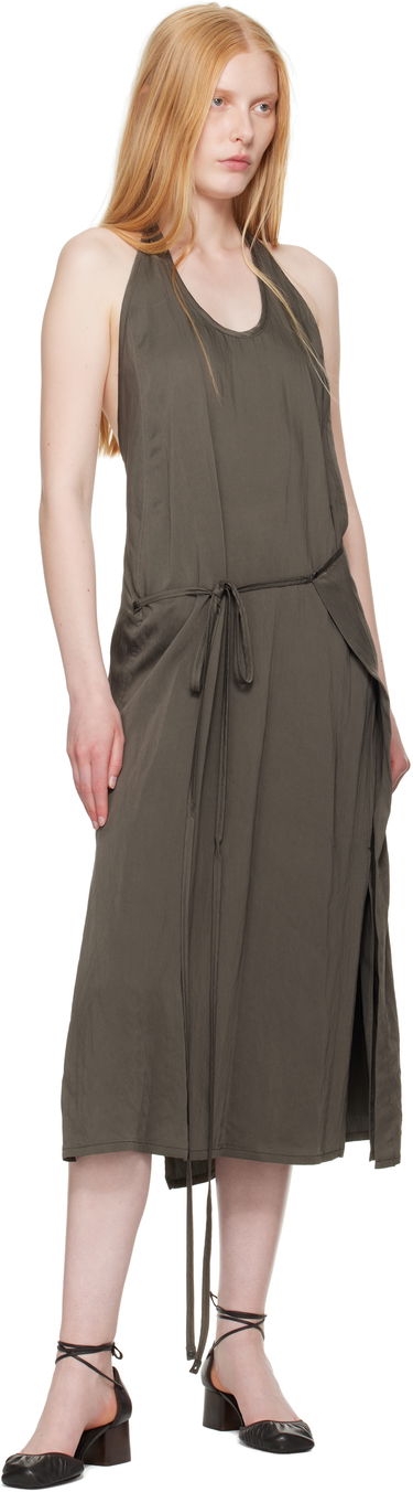 Kjole LEMAIRE Lemaire Apron Midi Dress Grøn | DR1108 LF1388, 3