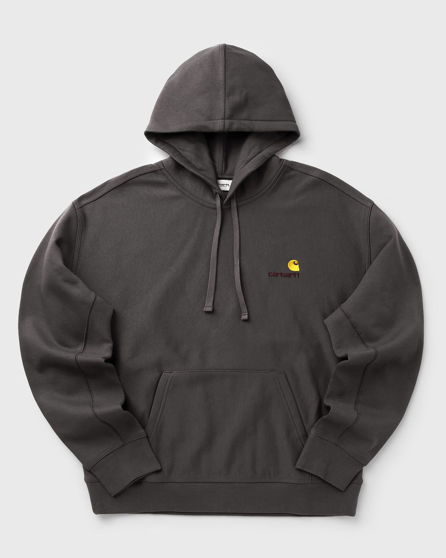 Sweatshirt Carhartt WIP American Script Hooded Sweatshirt Grå | I028279-33C.XX, 0