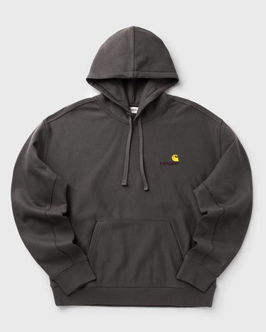 Sweatshirt Carhartt WIP American Script Hooded Sweatshirt Grå | I028279-33C.XX, 0