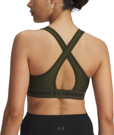 Bh Under Armour Crossback Mid Sports Bra Grøn | 1361034-308, 2