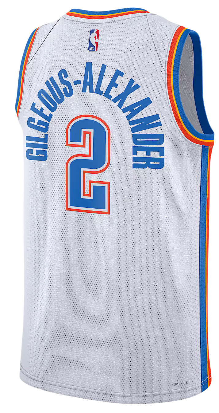 Jersey Nike Oklahoma City Thunder Association Edition 2022/23 Swingman Jersey Hvid | DN2088-100