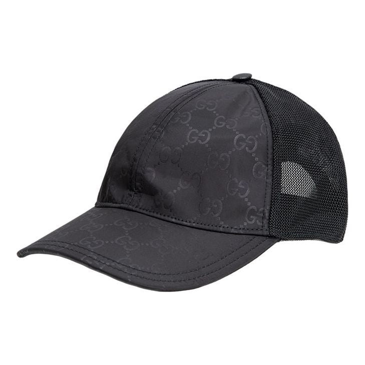 Kasket Gucci GG Mesh Back Cap Sort | 510950-4HD47-1000, 0