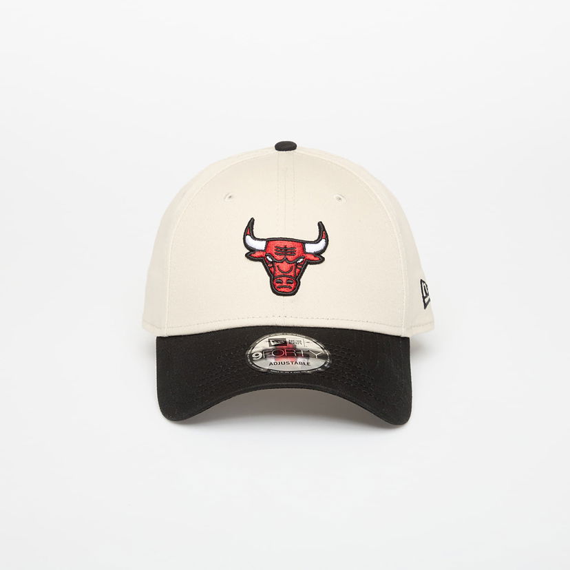 Kasket New Era Chicago Bulls 9FORTY Colour Block Adjustable Cap Sort | 60691267