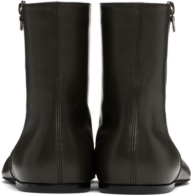Tøj Dries Van Noten Dries Van Noten Leather Sock Boots Grøn | MS251-1318, 1