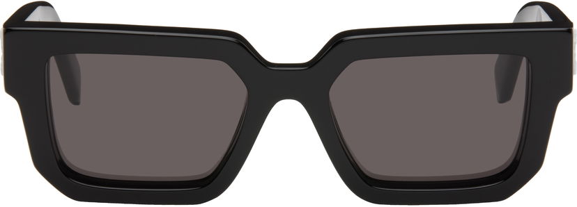 Solbriller Off-White Off-White Silverstone Square Sunglasses Sort | OERI146S25PLA0011007
