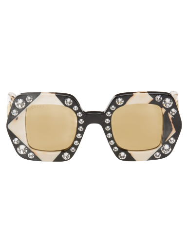 Solbriller Gucci Square Sunglasses Sort | GG1330S-001