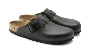 Sneakers og sko Birkenstock Boston Natural Leather Sort | 60193, 2