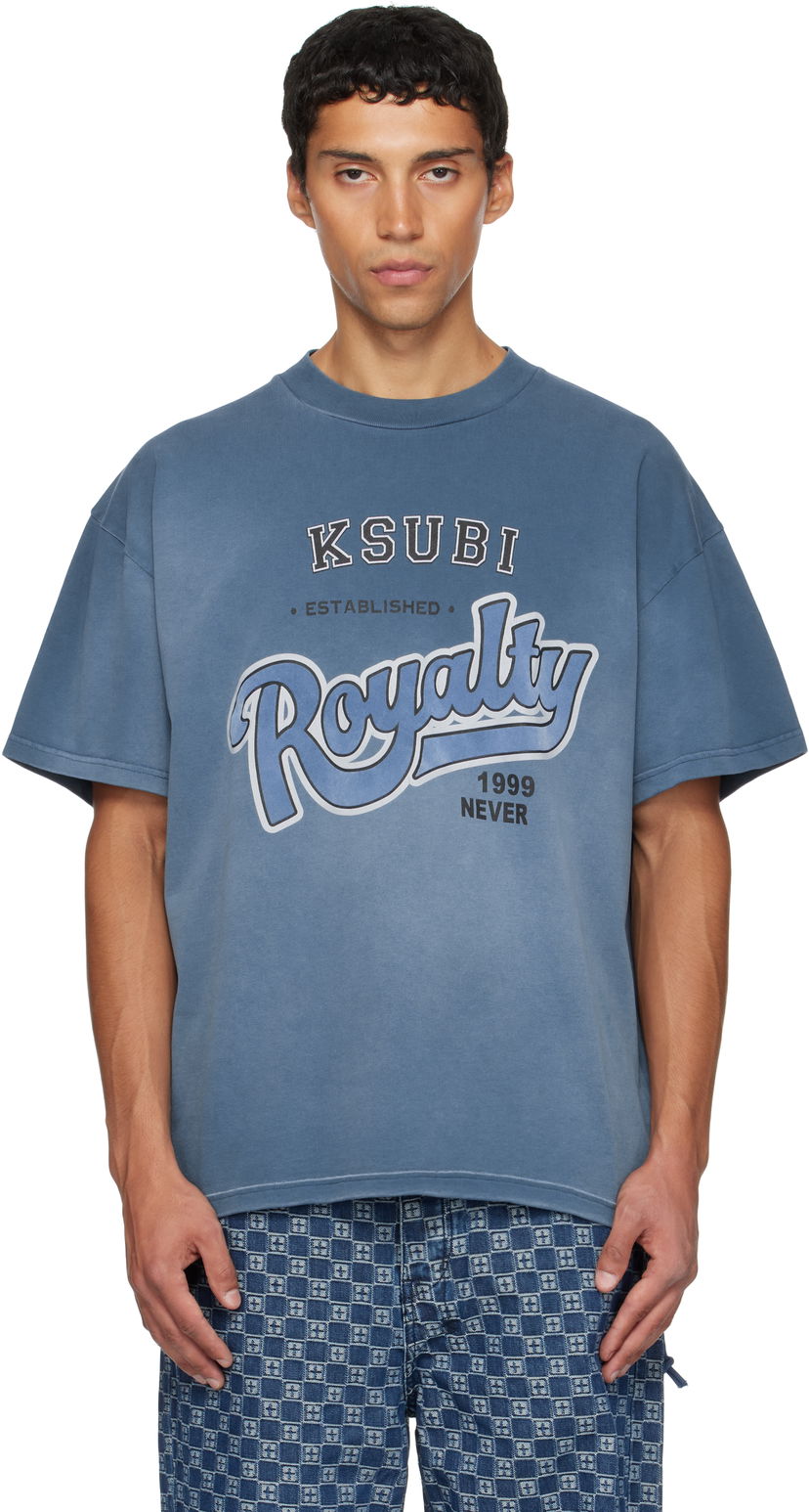 T-shirt Ksubi Ksubi Champions Ekcess Short Sleeve T-Shirt Blå | MFA25TE009