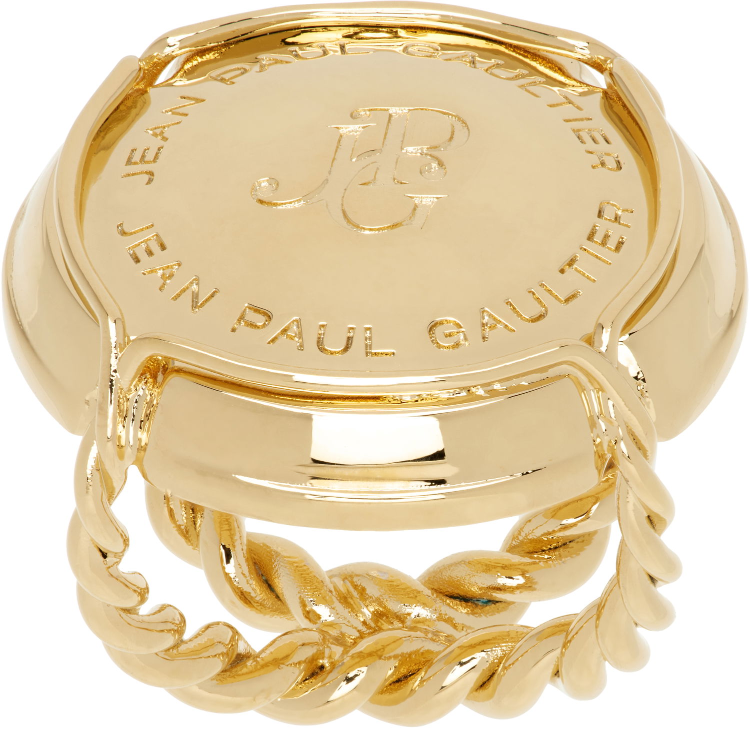 Ring Jean Paul Gaultier Jean Paul Gaultier 'The Champagne' Gold Ring Gul | 25/03-W-JW004-X053-92, 0