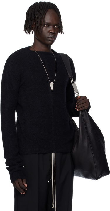 Sweater Rick Owens Rick Owens Headon Pull Sweater Sort | RU02E1690 KWP, 1