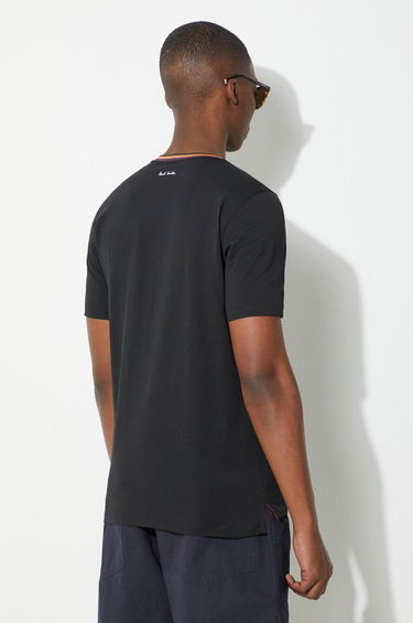 T-shirt Paul Smith Paul Smith Tipped Crew Neck T-Shirt Sort | M1R.697PS.H00084, 2