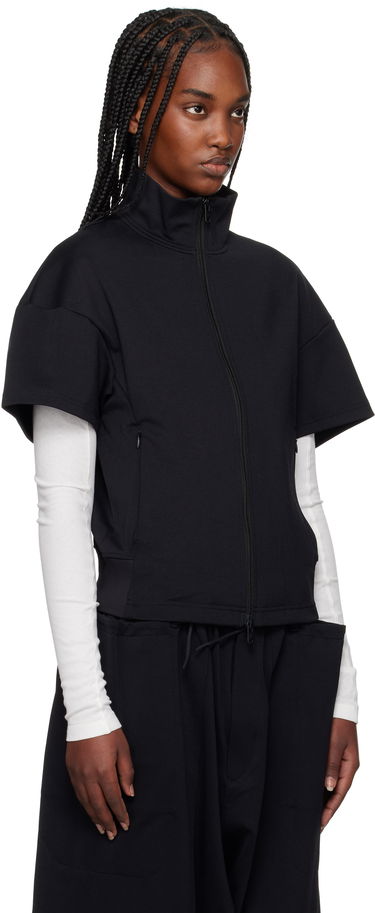 Vest Y-3 Y-3 3S Short Sleeve Zip-Up Shirt Sort | JN4984, 1