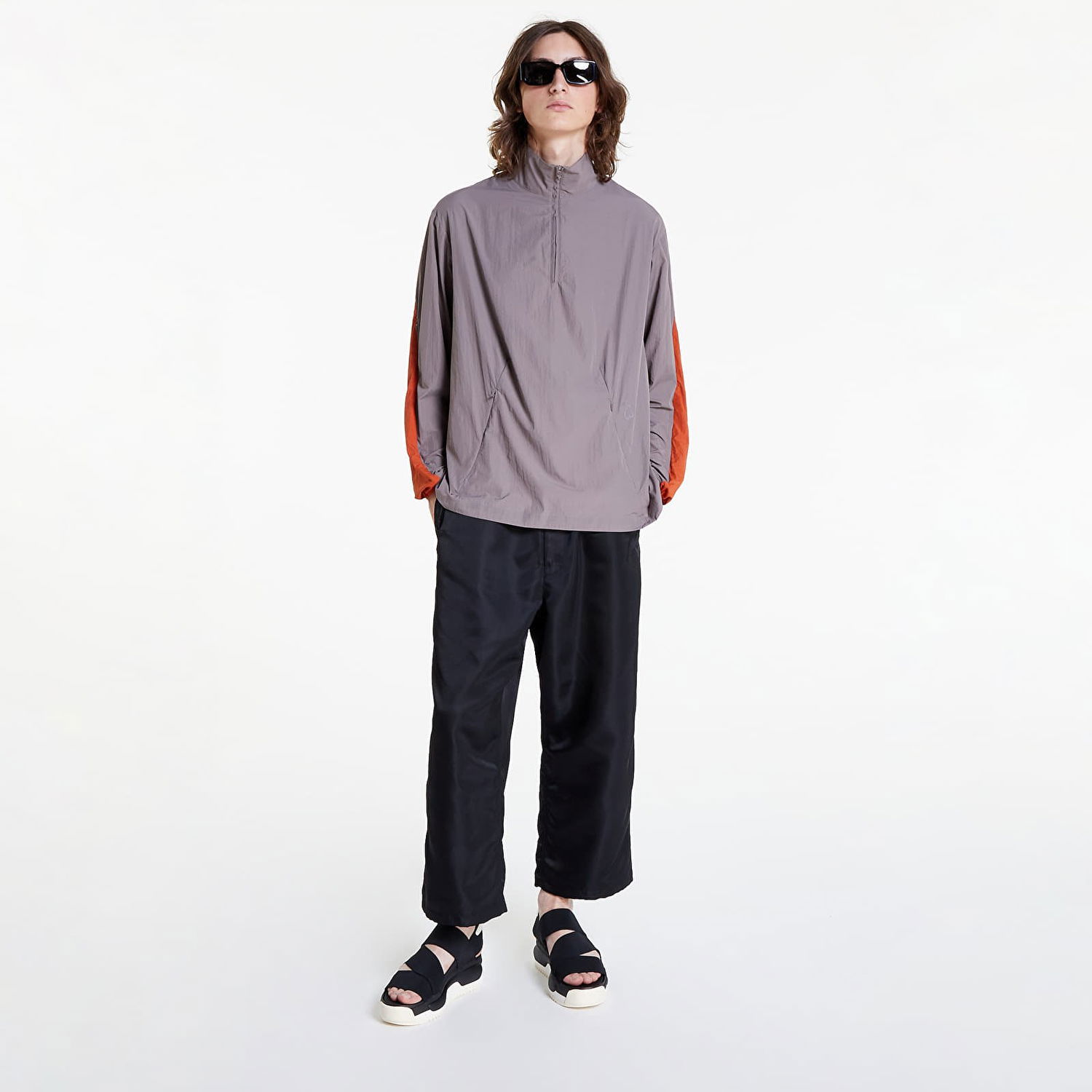 Jakke Y-3 Classic Light Shell Running Half-Zip Top Grå | HT2298, 0