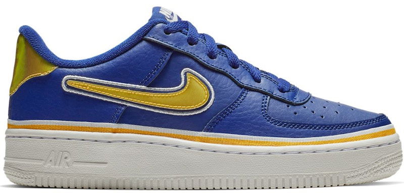 Sneakers og sko Nike Air Force 1 Low NBA Warriors Blå | AR0734-400, 0