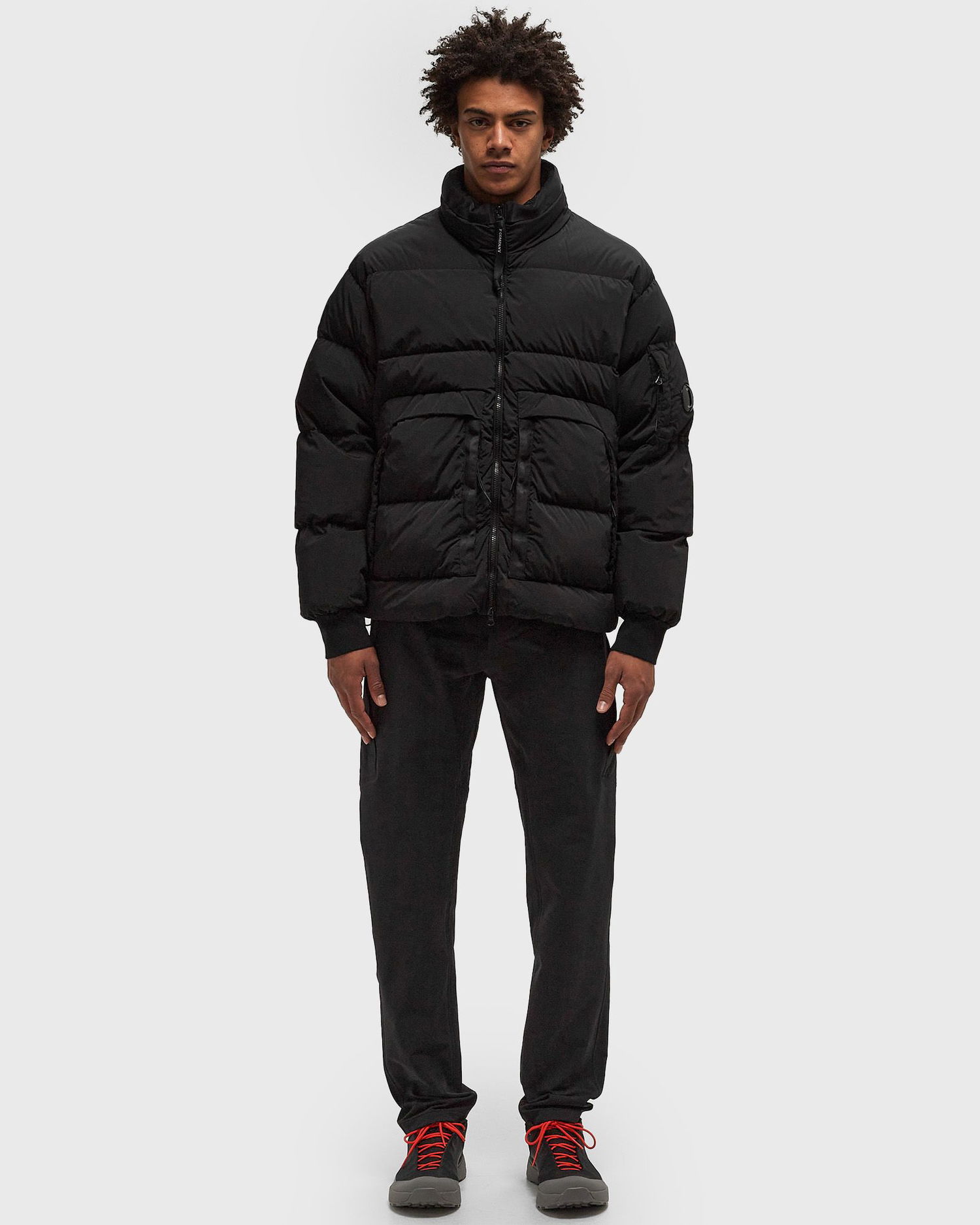 Puffer jakke C.P. Company Nycra R Puffer Jacket Sort | 17CMOW172A005864G-999, 1
