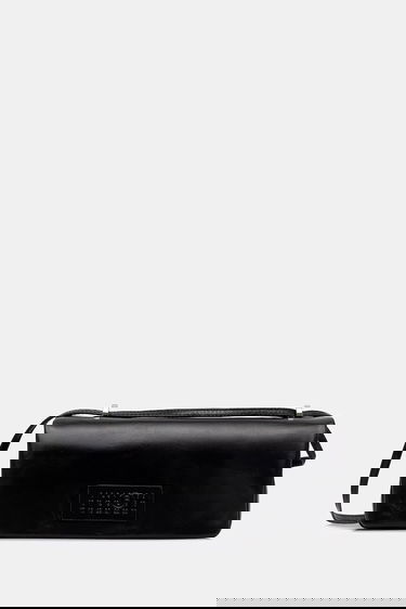 Håndtaske Maison Margiela MM6 Maison Margiela Leather Shoulder Bag Sort | SB5ZH0022.P7187.T8013, 0