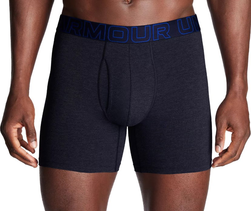 Boksere Under Armour Perf Cotton 6in-BLU Sort | 1383889-410