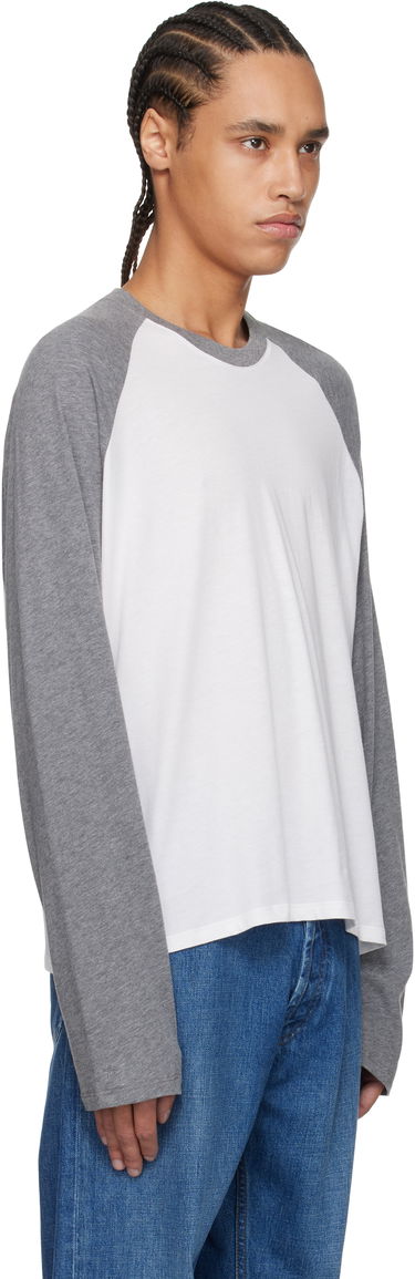 T-shirt The Row The Row Jameson Baseball T-Shirt Hvid | 875-K421, 4