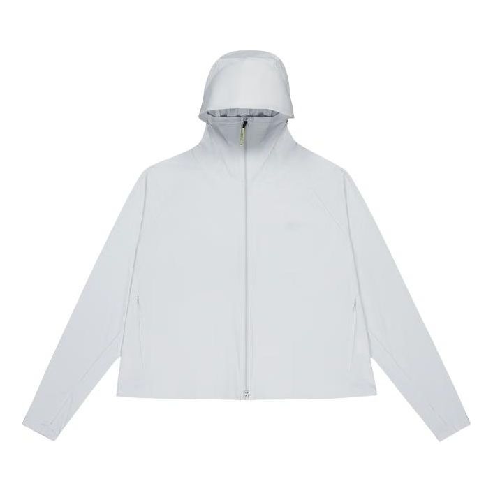 Vindjakke New Balance Full Zip Sunscreen Jacket Grå | MDE24222-GR