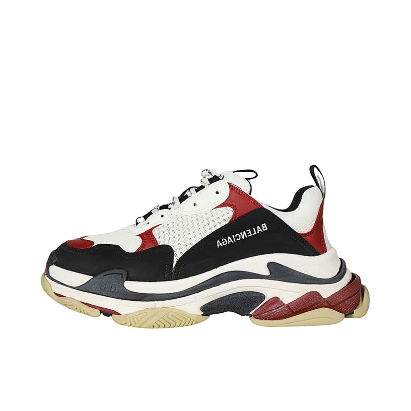 Sneakers og sko Balenciaga Triple S "White Black Crimson" Rød | 536737 W09OM 1073