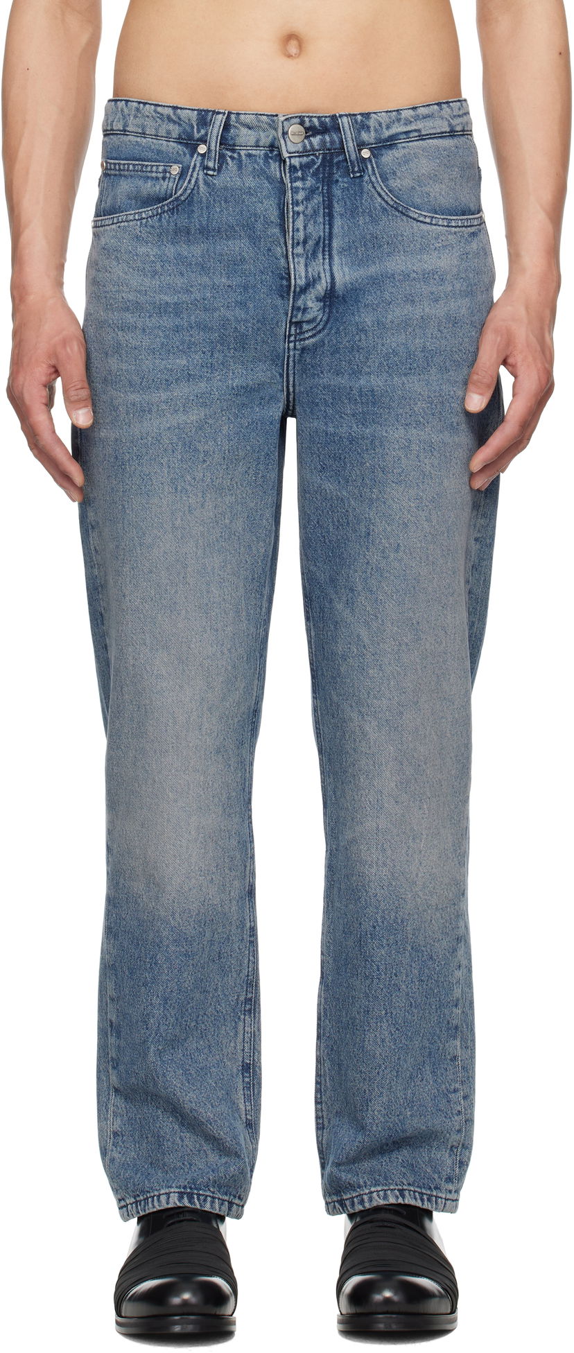 Jeans Han Kjøbenhavn Han Kjobenhavn Relaxed Denim Jeans Blå | M-134349