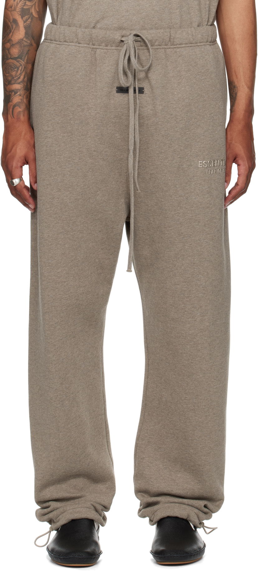 Joggingbukser Fear of God Fear of God ESSENTIALS Relaxed Fleece Sweatpants Grå | 130SP258223F