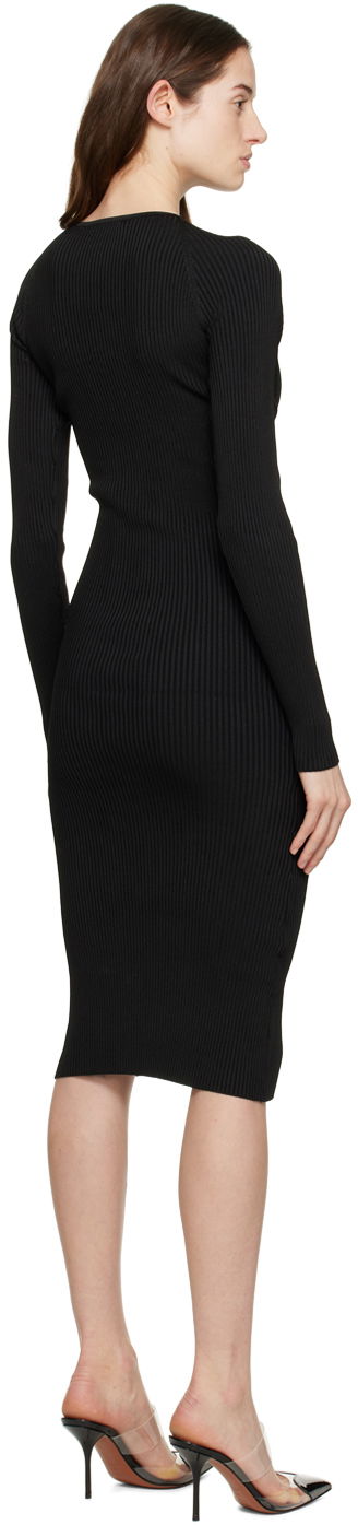 Kjole Coperni Twisted Cutout Midi Dress Sort | COPML39600, 2