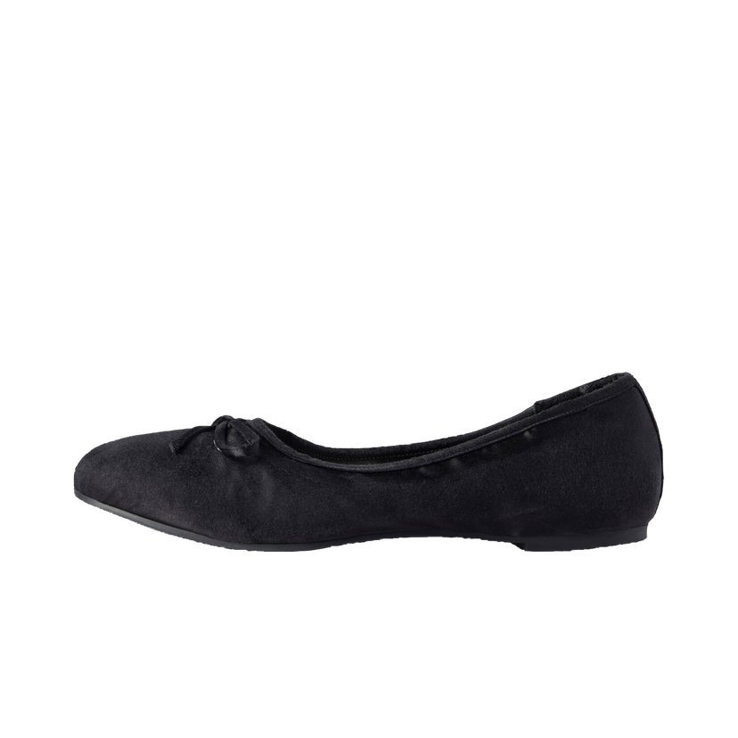 Sneakers og sko Balenciaga Leopold Ballerina "Black Satin" W Sort | 748222W2H821000