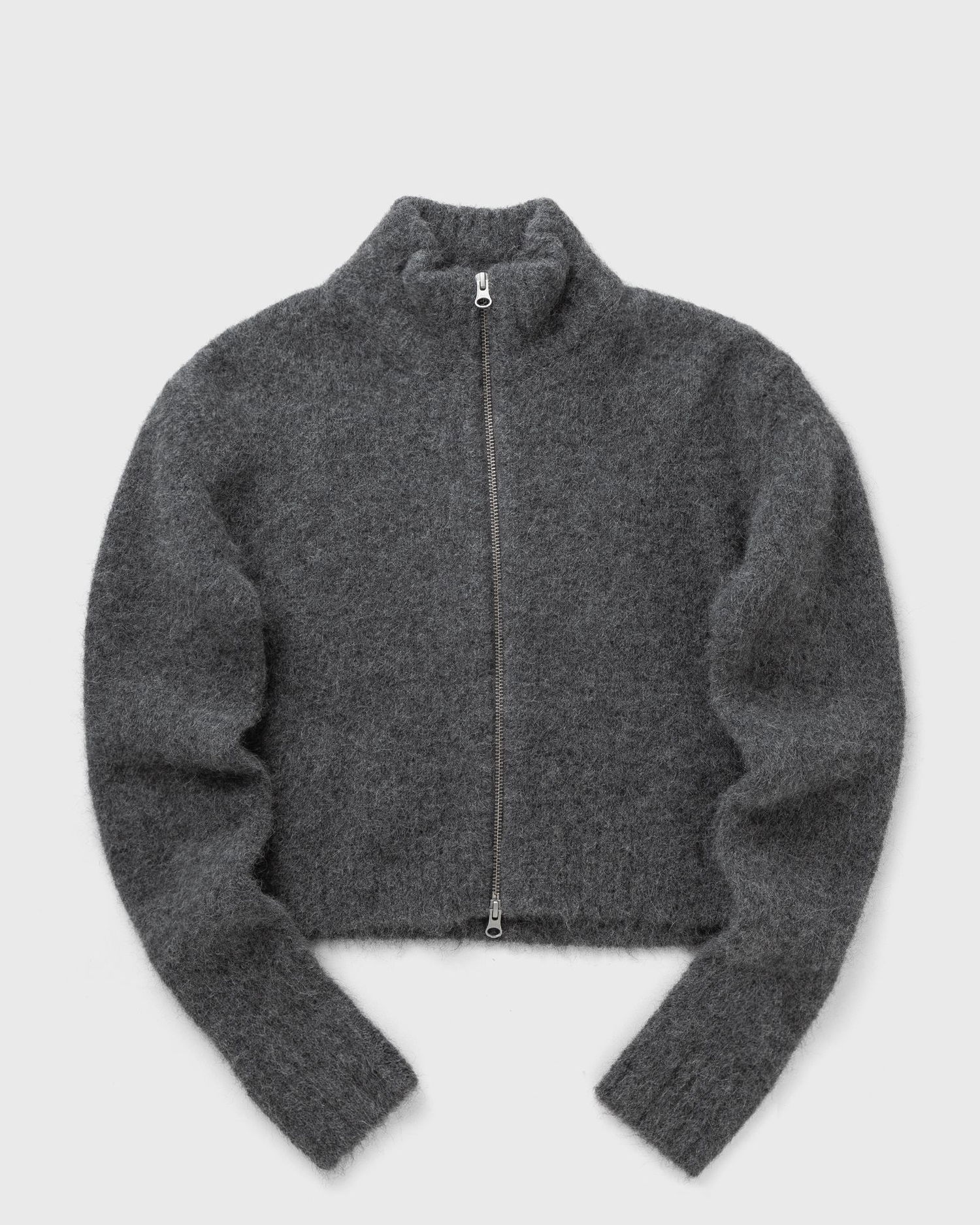 Sweater Samsoe Samsoe Samsøe & Samsøe SAJEANNE Zip Cardigan Grå | F24400072-IRON-GATE, 0