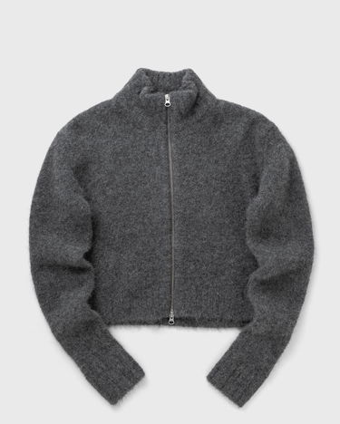 Sweater Samsoe Samsoe Samsøe & Samsøe SAJEANNE Zip Cardigan Grå | F24400072-IRON-GATE, 0