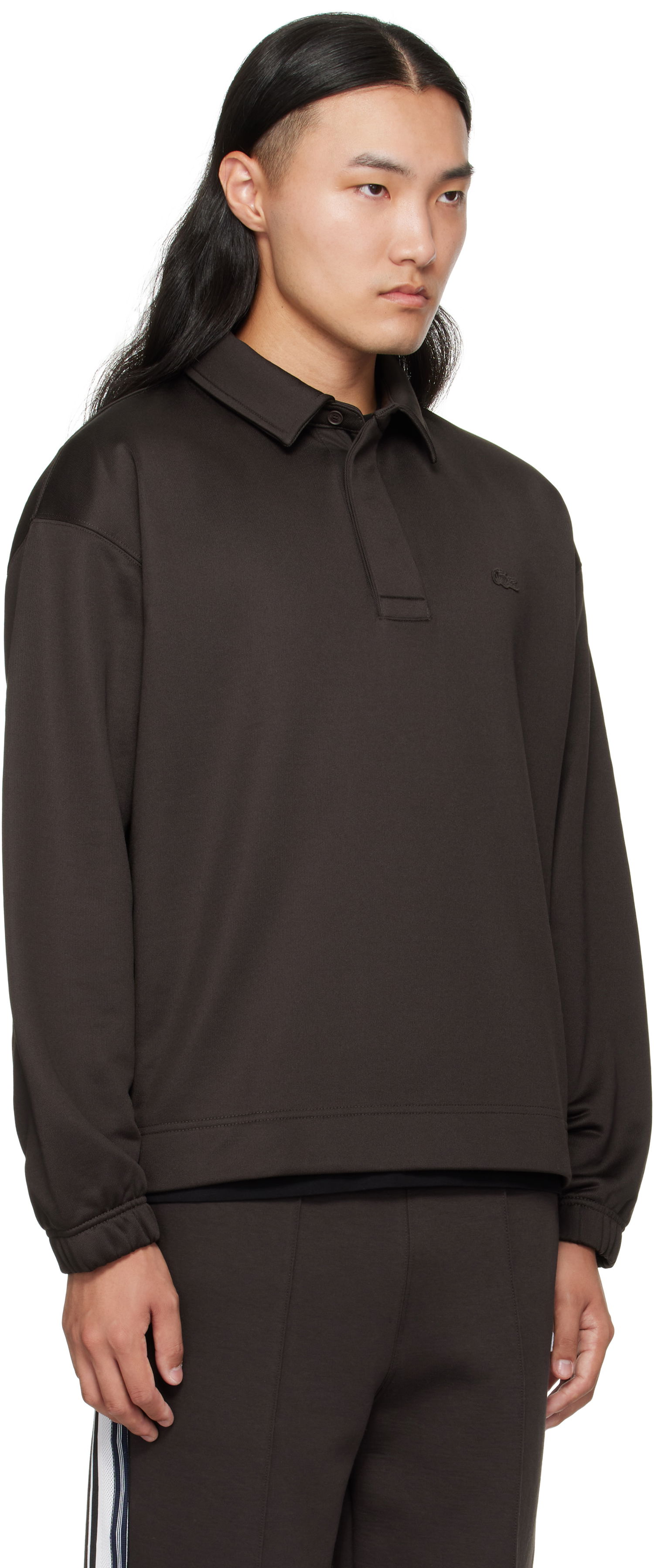 Polo skjorte Lacoste Lacoste Tier 0-1 Polo Shirt Brun | SH5887_SKB, 1