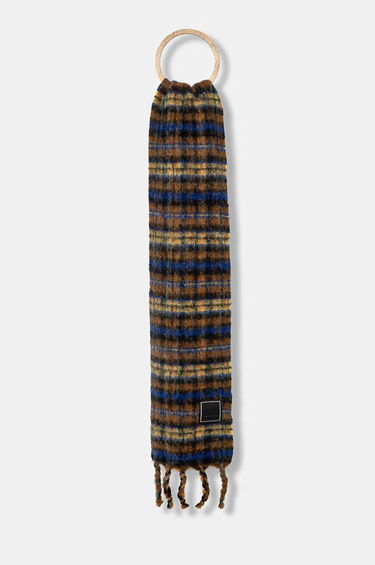 Tørklæde ADER ERROR Brown Plaid Wool Scarf Brun | BN01FWAC0402BR, 0