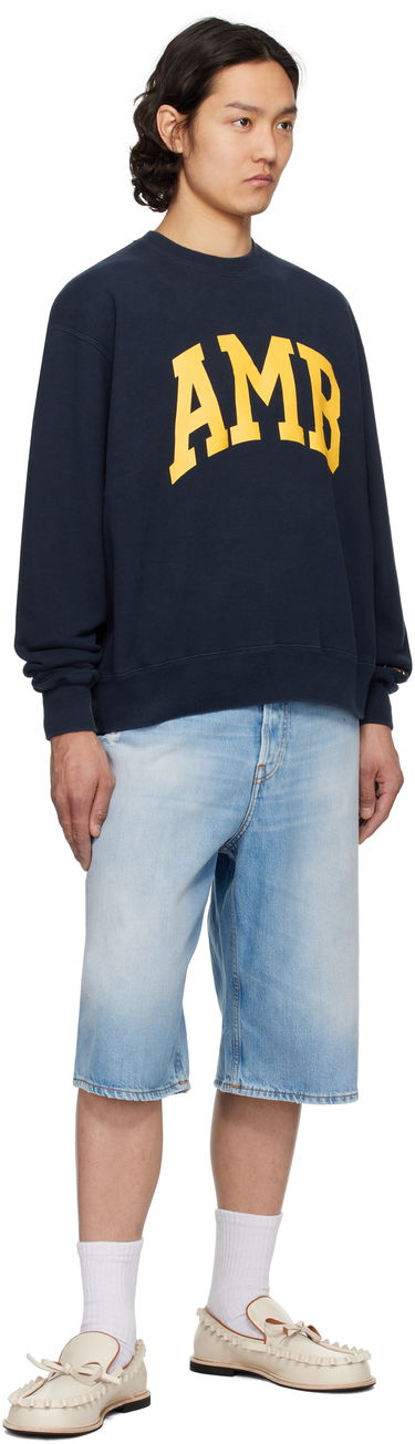 Sweatshirt Ambush AMBUSH 'AMB' Graphic Sweatshirt Mørkeblå | 12115332, 3