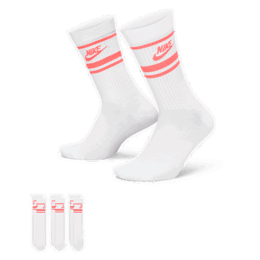 Sokker Nike Dri-FIT Everyday Essential Mid Socks (3 Pairs) Hvid | DX5089-100, 2