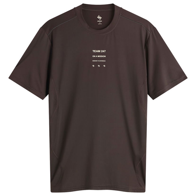 T-shirt Represent Clo 247 Short Sleeve Runner T-Shirt Brun | 247M100018-17