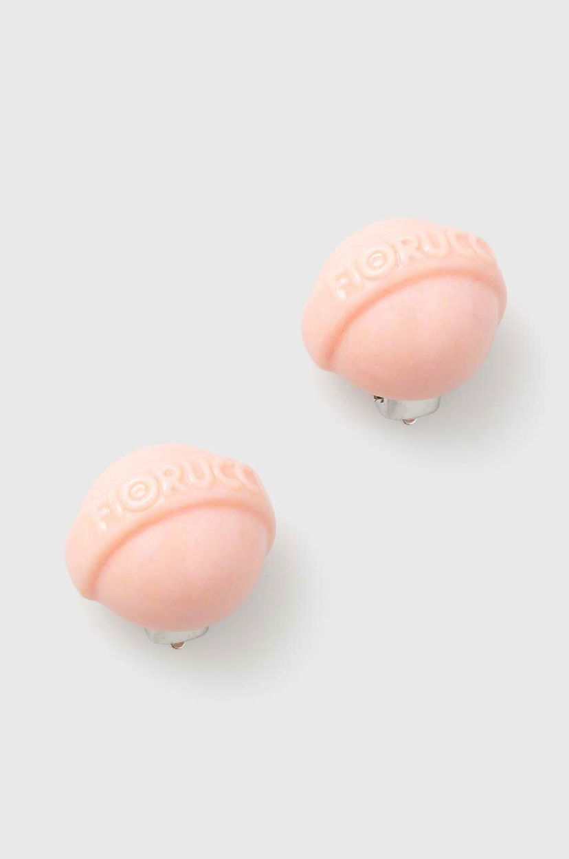 Øreringe Fiorucci Fiorucci Mini Lollipop Clip Earrings Lyserød | U01FPAJE145PT01PN02
