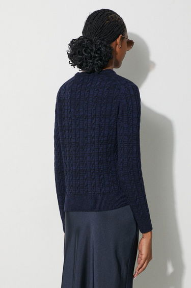 Sweater Lacoste Crewneck Sweater Blå | AF0633, 1