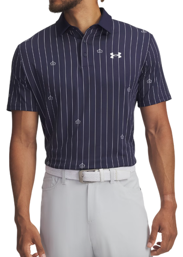 Polo skjorte Under Armour Playoff 3.0 Printed Golf Polo Mørkeblå | 1378677-426, 0