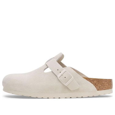 Sneakers og sko Birkenstock Boston Soft Footbed Suede Sandals Hvid | 1027667, 0