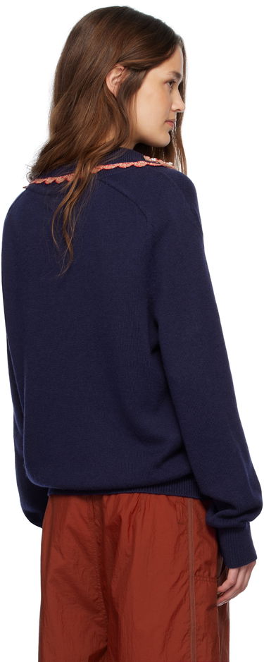 Sweater Bode Bode Rookie Polo Mørkeblå | MRS25KT016, 2