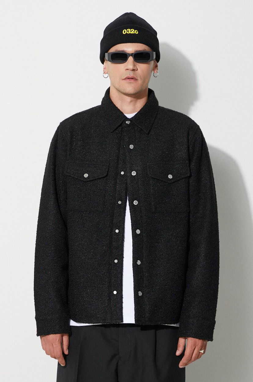 Skjorte BILLIONAIRE BOYS CLUB Billionaire Boys Club OUTDOORSMAN Overshirt Sort | B23321