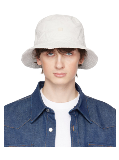 Hat Acne Studios Embroidered Bucket Hat Grå | C40275-