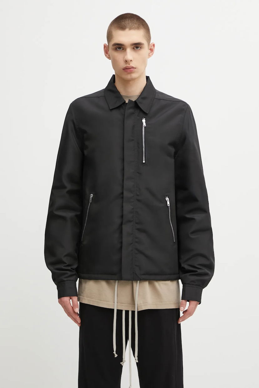 Jakke Rick Owens Rick Owens DRKSHDW Zipfront Jacket Sort | DU02E7775.NCV