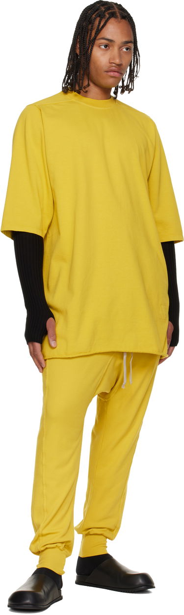 Joggingbukser Rick Owens DRKSHDW Concordians Drawstring Sweatpants Gul | DU02E7395 JDB, 3