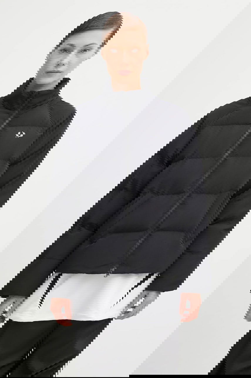 Puffer jakke Fred Perry Fred Perry Oversized Puffer Jacket J1118 Sort | J1118, 0