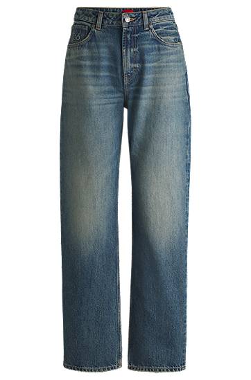 Jeans BOSS Relaxed Fit Tinted Jeans Blå | 50530319