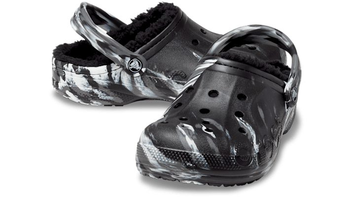 Sneakers og sko Crocs Baya Lined Marbled Clogs Sort | 208333-0C4, 1
